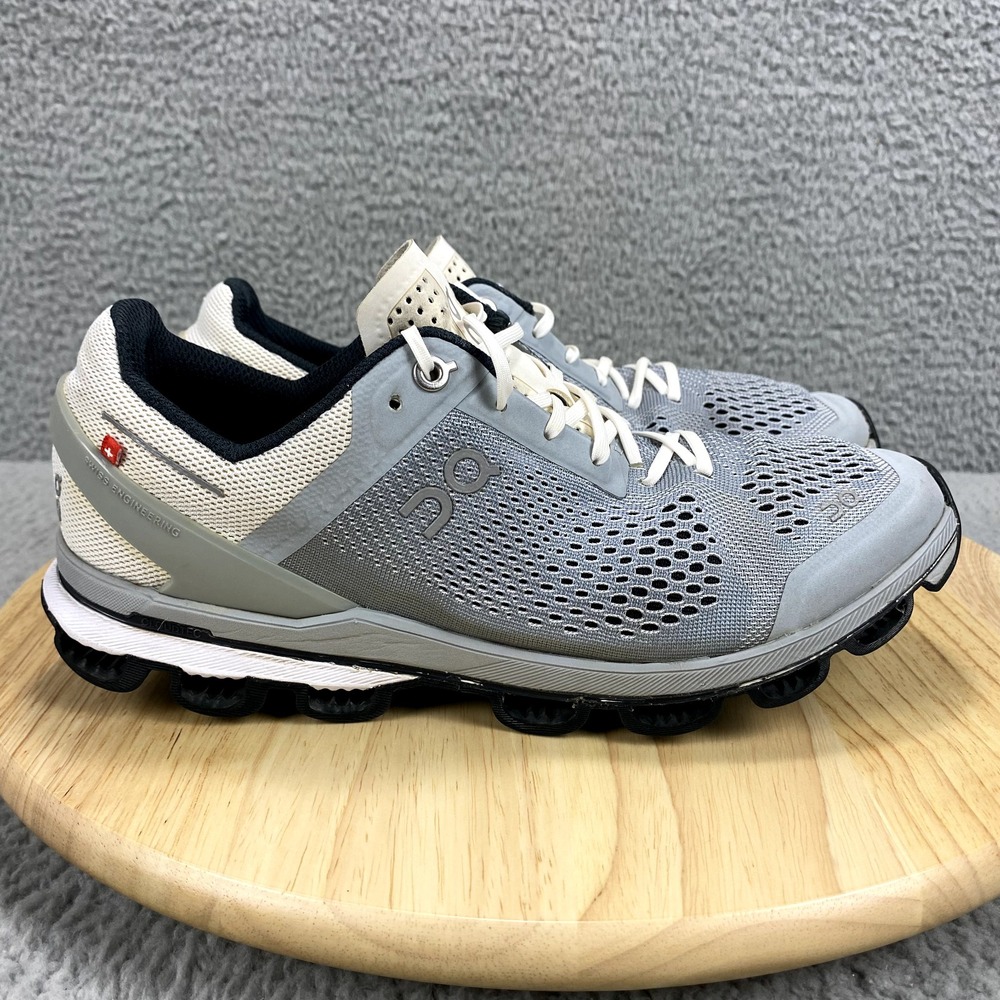On Cloudsurfer Womens Size 9 Grey Road Running Shoes Sneakers Cushion